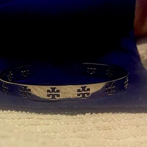 Tory Burch silver cuff bracelet
